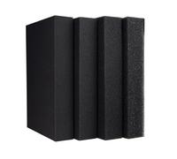 VMDVBNA Ouate Aquarium Filtre en Coton biochimique for Aquarium éponge Mousse Pratique for étang d'aquarium Fournitures Multi-Tailles Noires 15/25/35/50 PPI(50x50x5cm,15 PPI)