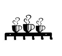 VMDVBNA Porte clef mural Support de rangement for clés, 1 pièce, organisateur serviettes, cintre, illustration pour couloir(TY2882)