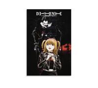 VMEOLLXUU Comics Death Note Characters Fan Art Tableau d'art mural moderne pour salle familiale 40 x 60 cm