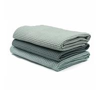 VmG-Store Lot de 3 piques gaufrées de 0,5 m x 1,5 m en tissu 100% coton Tex Standard 100 (set 05, lot de 3)