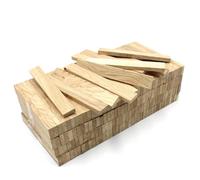 VmG-Store Lot de 40 baguettes en bois de chêne natural lattes Carré 200 x 8 x 16 cm pour art plastique bricolage et Décorations & Travail du Bois
