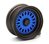 VmG-Store Porte-clés en jante en aluminium massif pour voiture - Design de roue - Pour les fans de sport automobile - Idée cadeau pour les hommes, 30mm Durchmesser