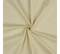 VmG-Store Tissu en coton uni 100% coton Oeko-Tex vendu au mètre à partir de 50 cm - Plus de 70 couleurs au choix (073 I Beige, 200 x 148 cm)