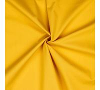 VmG-Store Tissu en coton uni 100 % coton Oeko-Tex vendu au mètre à partir de 50 cm Plus de 70 couleurs au choix (20 jaune, 50 x 148 cm)