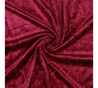 VmG-Store Tissu en velours écrasé - 2 m x 145 cm - À coudre - Pas de mètre - Brillant - En velours extensible - Pour rideaux, scène, costume, robe, vêtements, nappe - Tissu décoratif (008 vin)