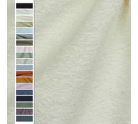 VmG-Store Tissu éponge au mètre, 15 couleurs, à coudre, 145 cm de large, 003 I écru