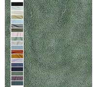 VmG-Store Tissu éponge vendu au mètre - 15 couleurs - pour peignoir, largeur 145 cm (057 I basilic)