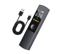 Vmiorzq Alcootest Personnel, testeur d'alcoolyzer d'alcool, Testeur d'alcool numérique Portable, Immatication Professionnelle sans USB Rechargeable, Affichage Haute définition, Fonction