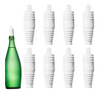 Vmiorzq Bouchons De Vin Pour Bouteilles,Lot de 8 Covers d'Étanchéité Douce | Fermoir De Bouteille | Pour Bière Voyage Bar Maison Fête Dîner Restaurant Cuisine