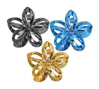 Vmiorzq Clip Cheveux en Forme de Fleur - Lot De 3 Pinces À Griffes Florales Mode Coiffure | Clips Crabe Fleur pour Cheveux - Pour Une Utilisation De Les Jours, Soirées, Cosplay, Femmes, Filles,