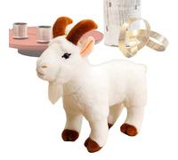 Vmiorzq Jouet en Peluche De Chèvre | Jouet Figurine Réaliste Mignonne Et Douce | Animaux De La Ferme en Peluche,pour Les De La Ferme, Les Garçons, Les Filles, Les Hommes, Les Femmes, Les Adultes