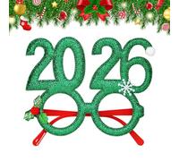 Vmiorzq Lunettes De Noël Pour - Accessoires De Lunettes 2026,Accessoires De Fête Pour,Pour Dîner de Bureau Chant de Noël Réunion Familiale Événement à Thème Parade de Fêtes Nouvel