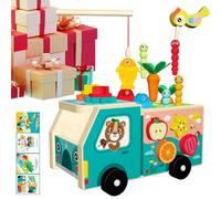 Vmiorzq Shape Sorter | Activités Sensorielles Éducatives - Jouet d'apprentissage des Formes avec Radis à Tirer pour | pour Maison Maternelle Voyage École Garderie Anniversaire Noël Cadeau