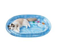 Vmiorzq Tapis d'eau pour Chats, Tapis de Refroidissement à capteur pour Chat - Tapis de Refroidissement imperméable résistant à l'usure pour Chiens de Petite et Moyenne Taille