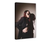 VMLLKUX Poster acteur et chanteur Dove Cameron (25) sur toile pour décoration murale de salon, chambre à coucher (50 x 75 cm)
