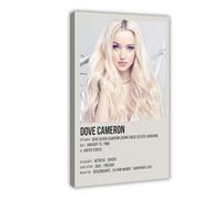 VMLLKUX Poster sur toile Acteur et chanteur Dove Cameron (22) - Décoration pour chambre à coucher, bureau, chambre - Cadeau - 60 x 90 cm