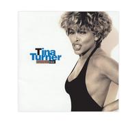 VMLLKUX Poster sur toile de l'album Tina Turner Simply The Best - Décoration pour chambre à coucher, bureau, chambre - Cadeau - 70 x 70 cm