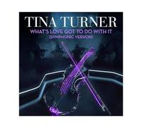 VMLLKUX Tina Turner Poster sur toile avec inscription « What's Love Got to Do with It » (version symphonique) pour décoration de chambre à coucher, bureau, chambre, cadeau 70 x 70 cm