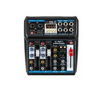 VMM-P500 - Table de mixage 4 canaux, Technologie Bluetooth, MP3/USB, 16 effets digitaux, Entrées microphones