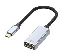 VMOJO Adaptateur USB-C vers DisplayPort DP 1.4 | 8K @ 60Hz 4K @ 144Hz | Thunderbolt 4/3 | Dynamic HDR/VRR | Compatible avec Oculus Rift S, Dell XPS, MacBook M3