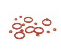 VMQ joint torique épaisseur 1.5/2/3.1mm CS silicone rouge joint résistant à la température joint en caoutchouc complet dans les spécifications(OD19xCS1.5(10pcs))