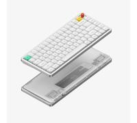 VmugDVoqb Clavier mécanique sans Fil à Profil Bas Compatible avec Nuphy Air75 V3(Nova White)