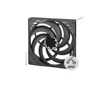 VmugDVoqb Pression du Ventilateur du boîtier de 140 mm optimisée, Extra Fine, 150 à 1 800 TR/Min, avec Technologie de Partage PWM, Compatible avec Arctic P14 Slim