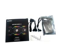 VmugDVoqb Ventilateur 140MM 5V ARGB contrôle PWM sans câble UNI Ventilateur SL140 V1 Ordinateur modulaire radiateur de Refroidissement par Eau Noir Blanc 2 pièces Compatible avec(Controller Only)