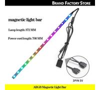 VmugDVoqb Ventilateur de boîtier PC 120mm avec ARGB 4PIN PWM 5V 3PIN Ventilateur de Refroidissement Silencieux Compatible avec la Conception Darkflash DM20 Infinity Spiegel(ARGB Light Bar)