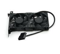 VmugDVoqb Ventilateur de Refroidissement GPU 8025, Prise MOLEX 4 Broches, Compatible avec PC VGA PCI GPU Compagnon, 2 Ventilateurs, 3 Ventilateurs en Option(2 Fans MOLEX 4Pin)