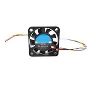 VmugDVoqb Ventilateur de Refroidissement PWM à roulement hydraulique, 4010, 40MM, 4CM, 40x40x10mm, DC5V, 4 Broches, Compatible avec Les imprimantes à puces Pont sud et Nord(12V 4PIN PWM)