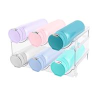 VMUTGA 2 Pièces Range Bouteille, Porte-Bouteilles D'eauEmpilable pour 6 Bouteilles, Porte-Bouteilles pour Armoire à Vin, Armoires, Réfrigérateur