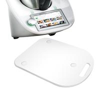 VMUTGA Planche Coulissante pour Thermomix TM6 TM5, Acrylique Planch Déplacer Rapidement avec Encoche et Poignée de Transport, Blanc