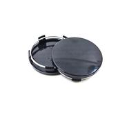 vmwia Auto Cache Moyeux Enjoliveurs pour Audi A6 C8 Avant 2018-2022, Capuchons De Moyeu PersonnaliséS Roue ÉTanche PoussièRe Protection.,Bright Black