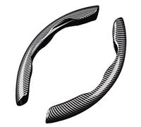 vmwia Auto Caches De Volant pour Mercedes-Benz GLC Coupe (C253) 2017-2022,Antidérapant Respirant Accessoires Auto Decoration Interieur.,A/Black