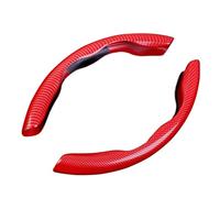 vmwia Auto Caches De Volant pour Mercedes-Benz GLC Coupe (C253) 2017-2022,Antidérapant Respirant Accessoires Auto Decoration Interieur.,A/Red