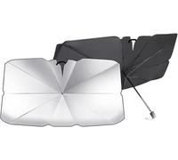vmwia Auto Pare-Brise Avant Pare-soleils pour Opel Corsa F Corsa-e MJ22 Corsa Edition 2019-2022,Parapluie Pare Soleil Voitur Portable Revêtement en Titane Protection UV（140 * 80）.