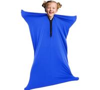 Vmxlso Chaussettes sensorielles pour enfants, 119,4 x 68,6 cm, chaussettes sensorielles extensibles, chaussettes sensorielles pour enfants souffrant d'autisme et d'anxiété (bleu)