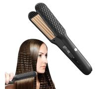 Vmxlso Fer a Gaufrer Les Cheveux, Gauffreur a Cheveux avec 4 Température Réglable, Chauffage Rapide, Gaufrier Cheveux pour Cheveux Longs, Courts, Donner Du Volume à Vos Cheveux