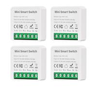 Vmxlso Interrupteur Wifi Connecté, Interrupteur Connecté Compatible Avec Alexa/Google Home, Timer e t Partager, Module Interrupteur Wifi Smart Life, Interrupteur Intelligent