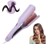 Vmxlso Waver Fer à Onduler, 32mm Boucleur Wavy, Fer a Onduler Cheveux avec 4 Réglages de Température, Conception Anti-Brûlure, fer a Gaufrer Les Cheveux, Onduleur Cheveux pour Cheveux Longs Courts