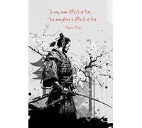 VMXWLL Poster de Samouraï avec citations inspirantes de Miyamoto Musashi - Affiche de motivation - Décoration moderne pour chambre à coucher - Sans cadre - 40 x 60 cm