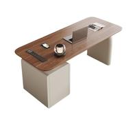 vN5bH1wD Bureau Bureau d'étude Moderne, Bureau à Domicile avec 3 tiroirs de Rangement et Prises Courant(M)