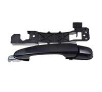 VNABIA Support poignée porte Côté Compatible Avec Hyundai Pour Tucson 2.0L 2.7L 2004 2005 2006 2007 2008 2009 826552E000 Poignée De Porte Extérieure Avec Cadre Enjoliveur Base(2 Pcs Rear Left)