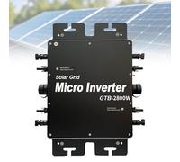 VNATWGOO 2000 W Onduleur Solaire Mppt 2400 W 2800 W, Connecté Au RéSeau, 22-60 V CC vers 120/230 V Ca 2400W-Black