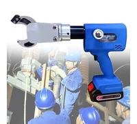 VNATWGOO Coupe-CâBle éLectrique Hydraulique, pour Aluminium, CâBle en Cuivre, Outil De Coupe éLectrique pour CâBles BlindéS, Coupe-Fil Alimenté par Batterie, pour Travaux D'éLectricité,A