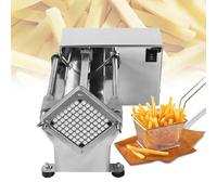 VNATWGOO Coupe-Frites éLectrique Professionnel à 3 Lames, Coupe-Pommes De Terre, Carottes, Concombres, pour Usage Professionnel Et Domestique