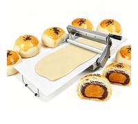 VNATWGOO Laminoir Manuel Professionnel, Épaisseur Réglable de 0 à 25 mm, Réversible pour Pâte Feuilletée et Fondant, Pliable et Compact pour Boulangeries et Pâtisseries 90x40cm