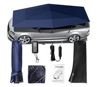 VNATWGOO Parapluie De Toit éLectrique Universel De 4,2 M, 4,8 M, 5,2 M, Parapluie De Toit EntièRement Automatique, Tente De Toit Pliable, pour Berline, SUV, Monospace,Blue-5.2m