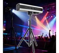 VNATWGOO Projecteur Professionnel 880 W avec TréPied, 5 Couleurs Et 5 Motifs, Angle RéGlable De 10 à 60 DegréS, pour Concerts, Djs